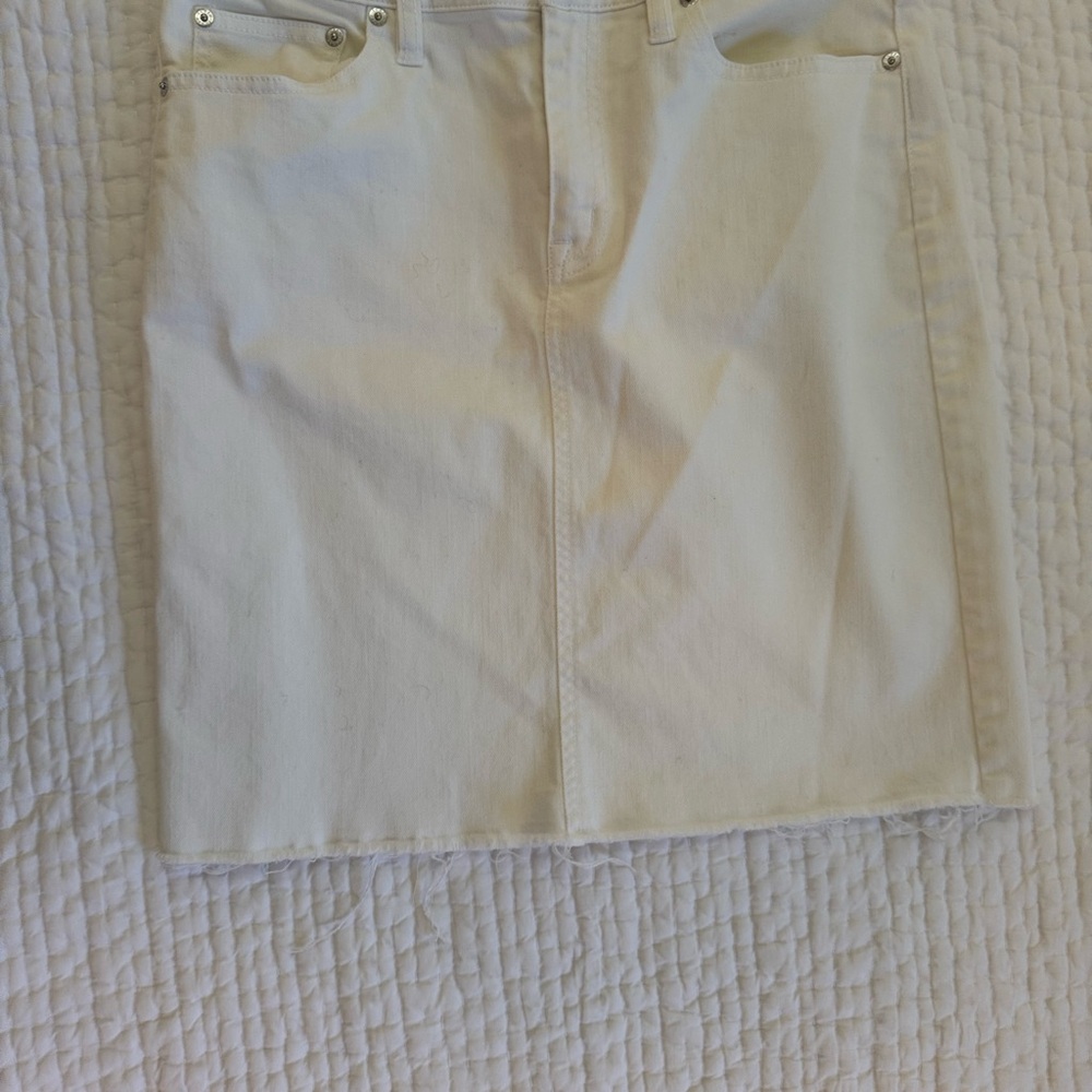 J. Crew Off-White Mini Skirt